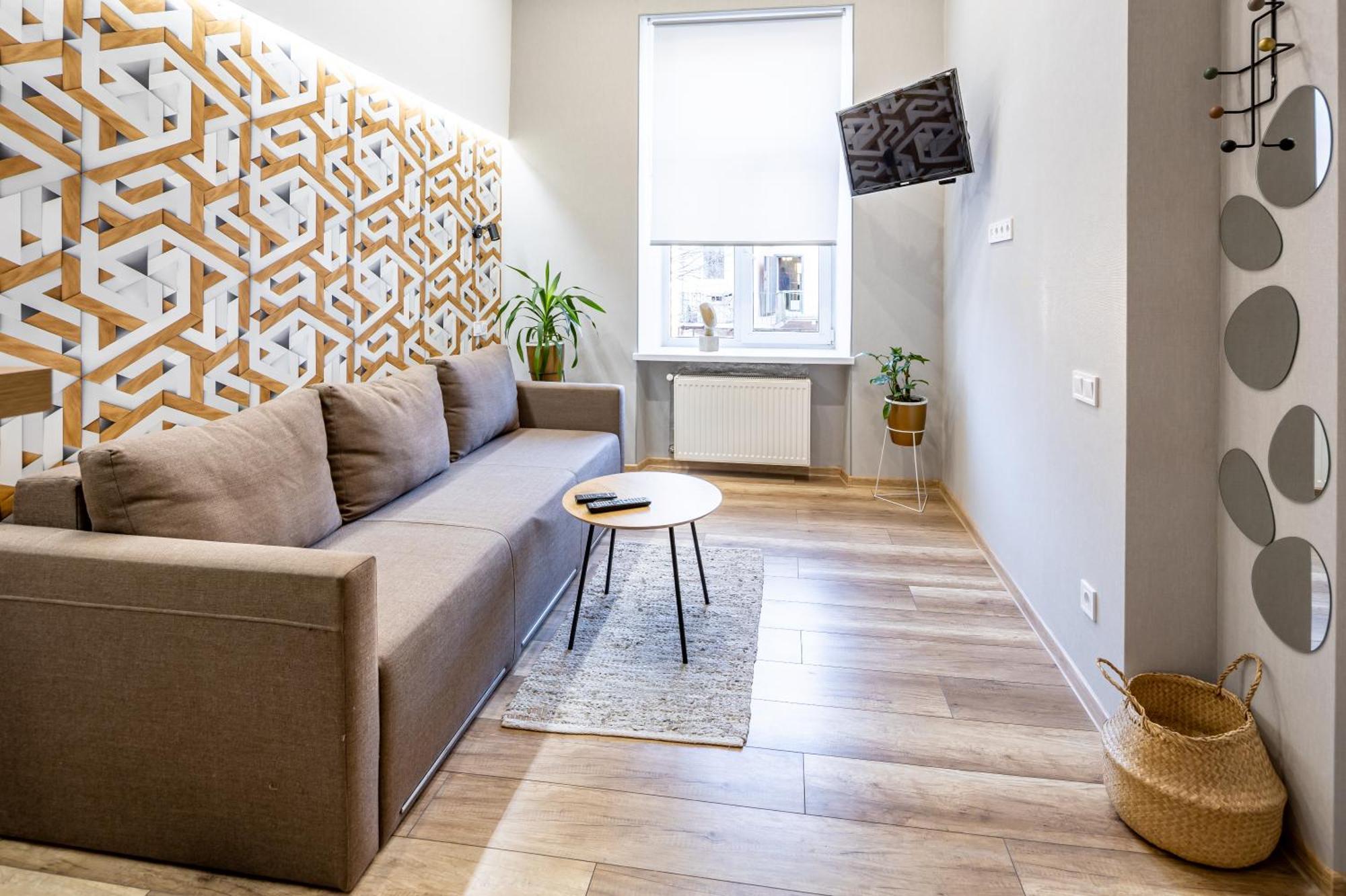 Bv Apartments Black And White Lemberg Exterior foto