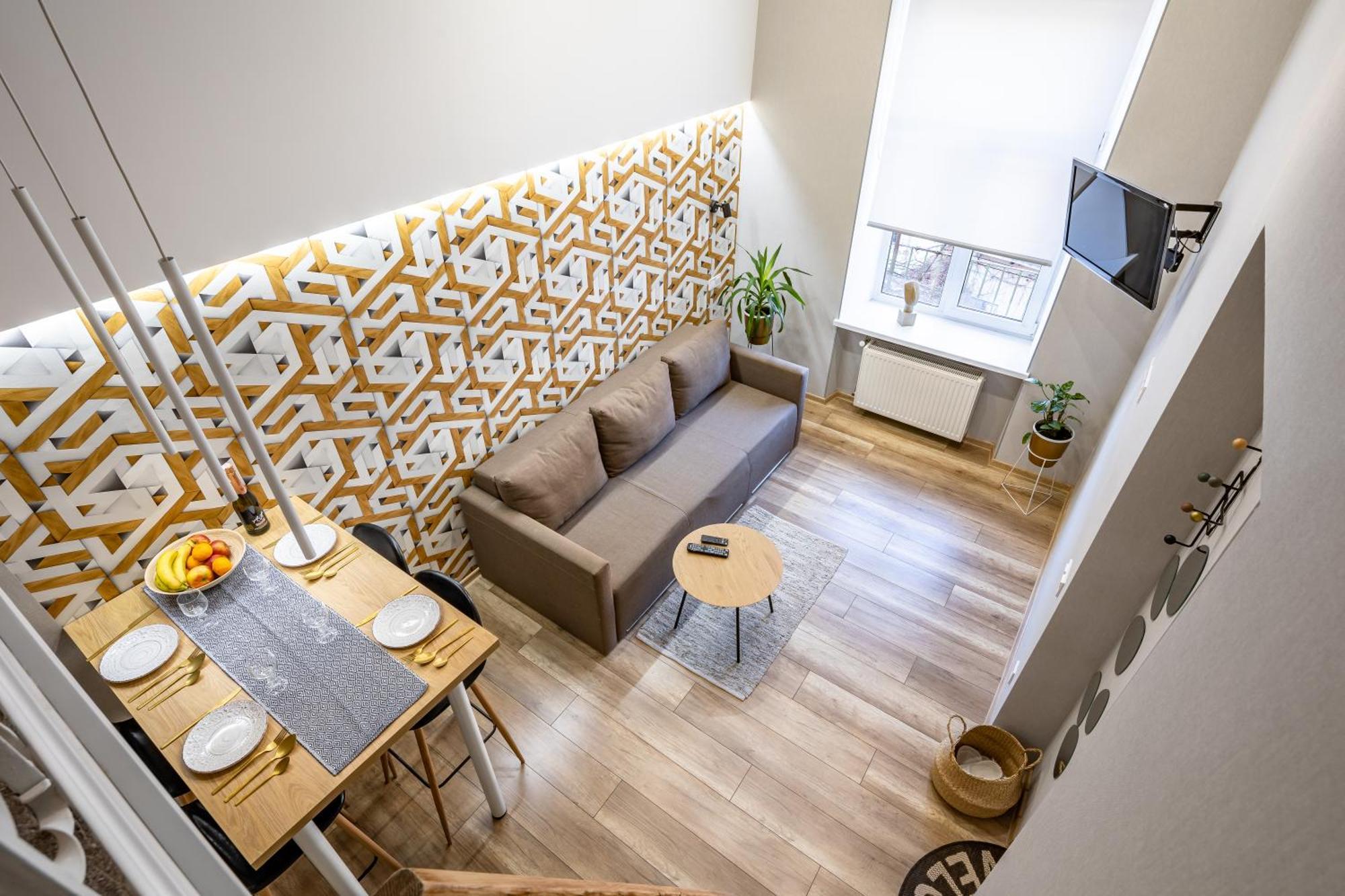 Bv Apartments Black And White Lemberg Exterior foto